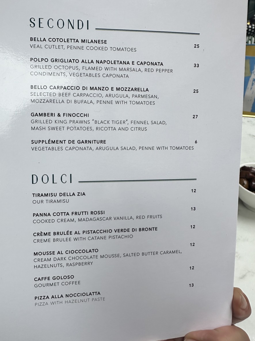 Restaurante Chez Bartolo menu 3