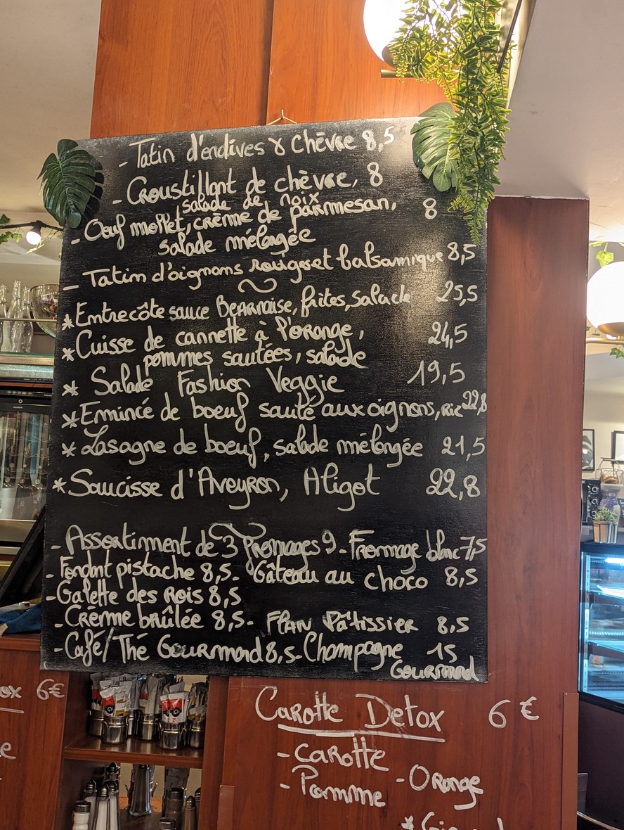 Restaurant, Bar , Café Brasserie La Tour, cuisine traditionnelle, Paris Gare De Lyon , Galerie Gamma menu 2