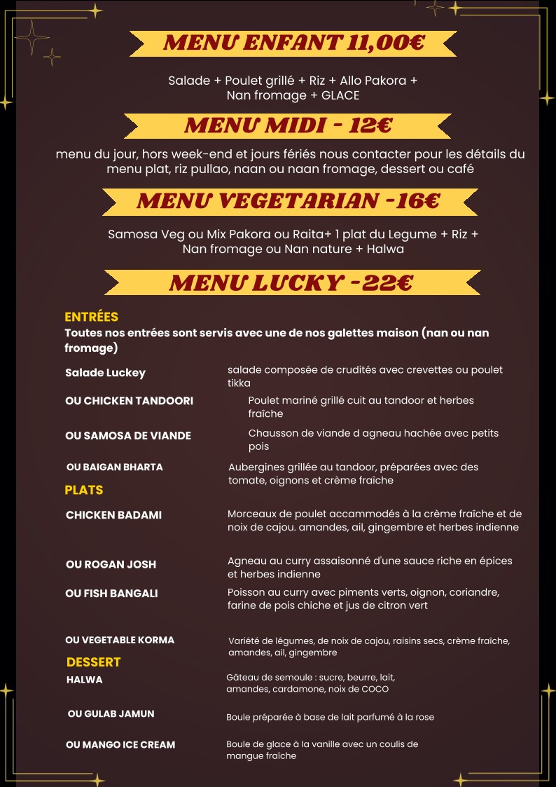 Luckey menu 5