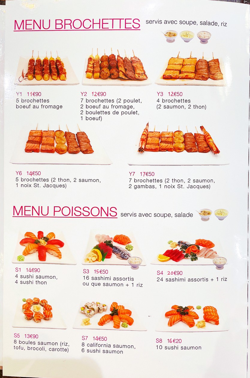 Ito Sushi menu 3