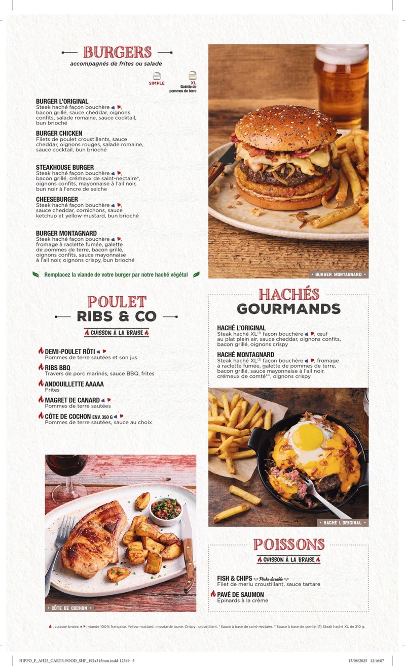 Hippopotamus 牛排馆 menu 2