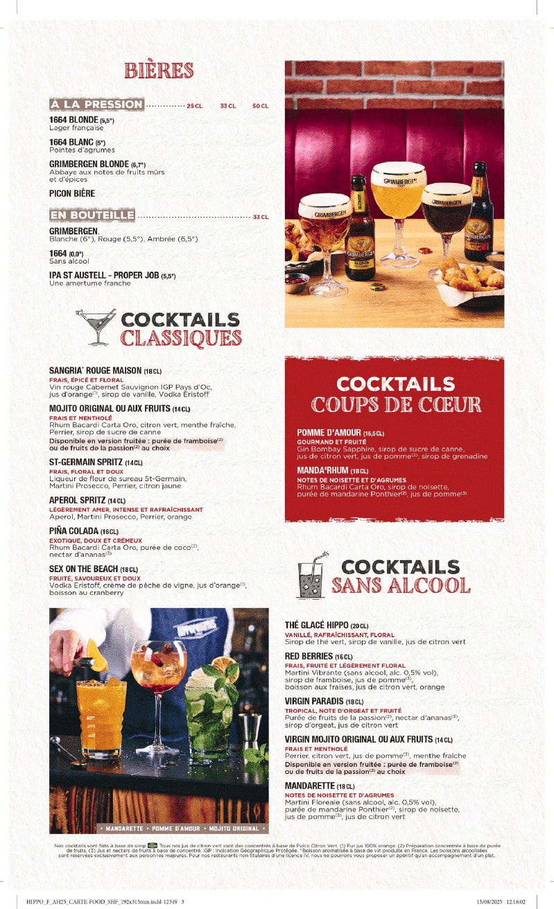 Hippopotamus 牛排馆 menu 8