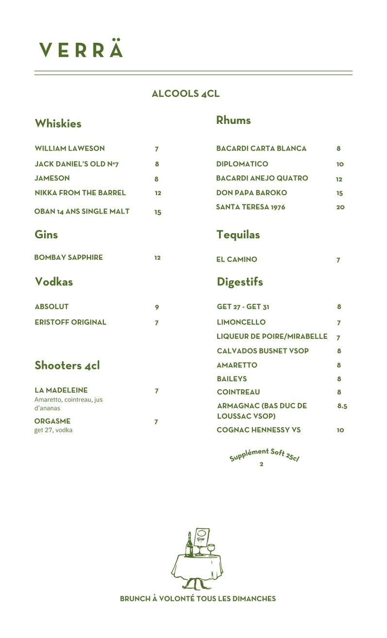 Verrä menu 7