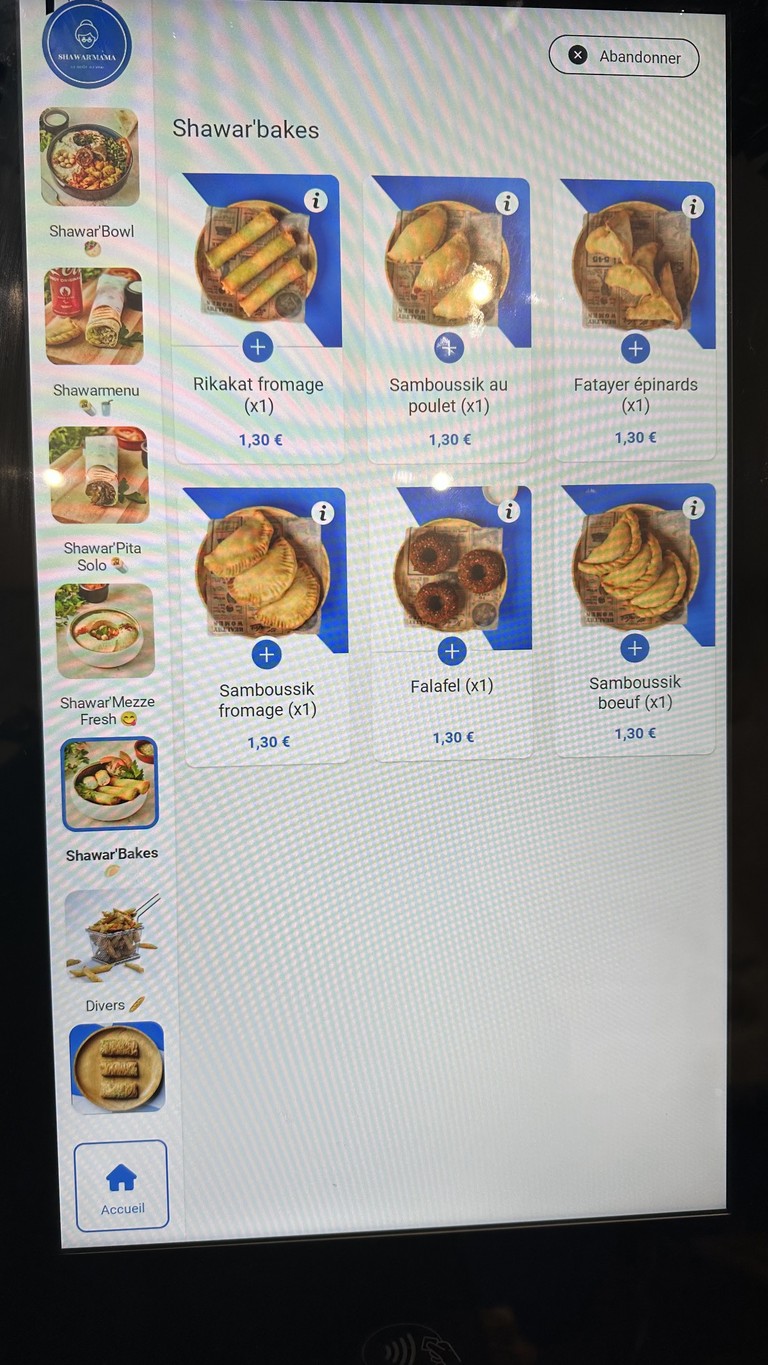 Shawar'Mama - Paris 17 menu 1