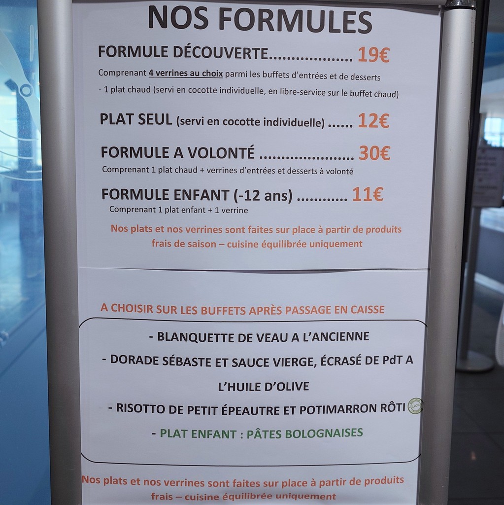 Monument Café l'Hélice - Restaurant du Musée de l'Air (uniquement pour les visiteurs) menu 2