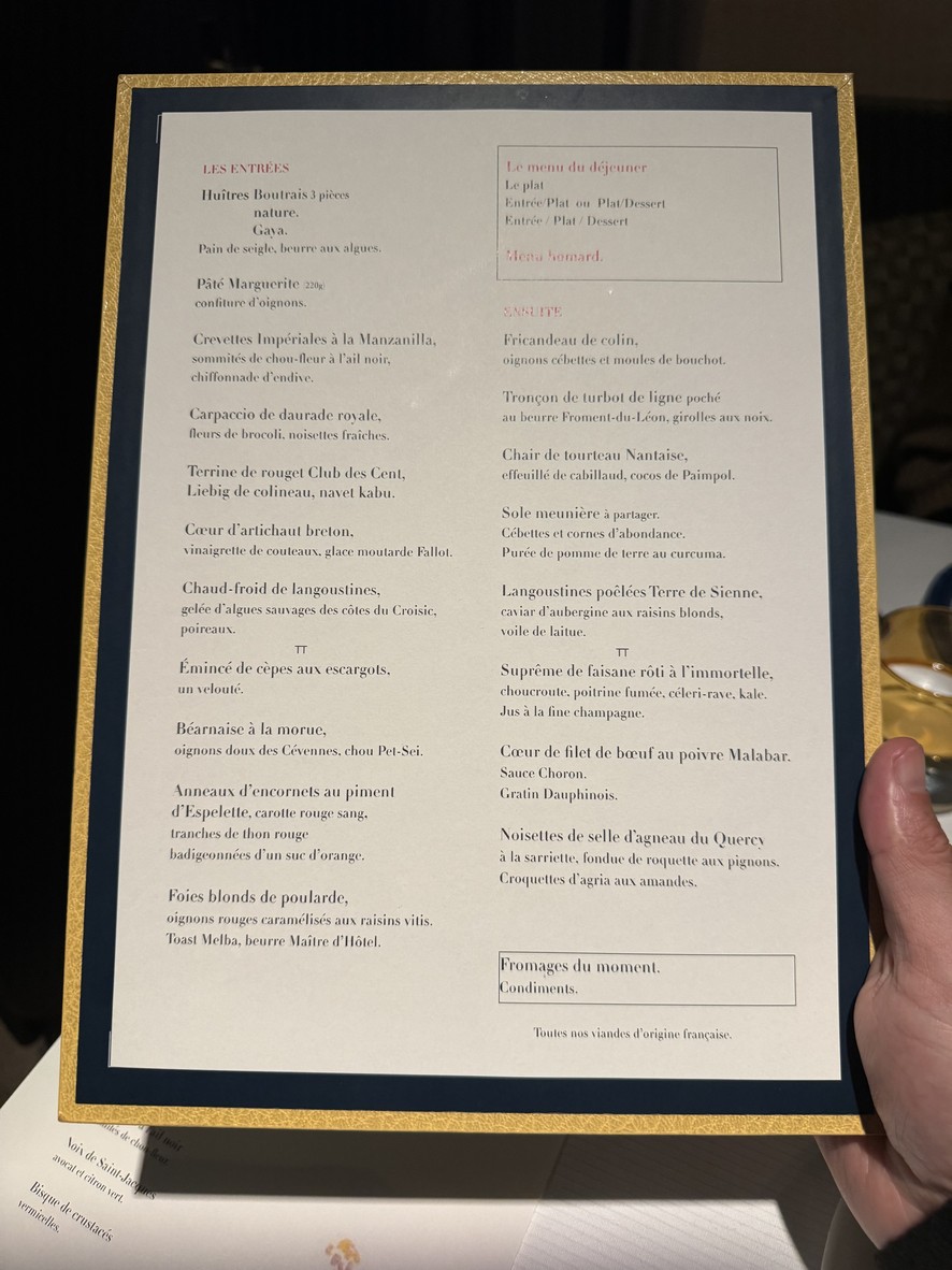 Restaurant Gaya menu 2