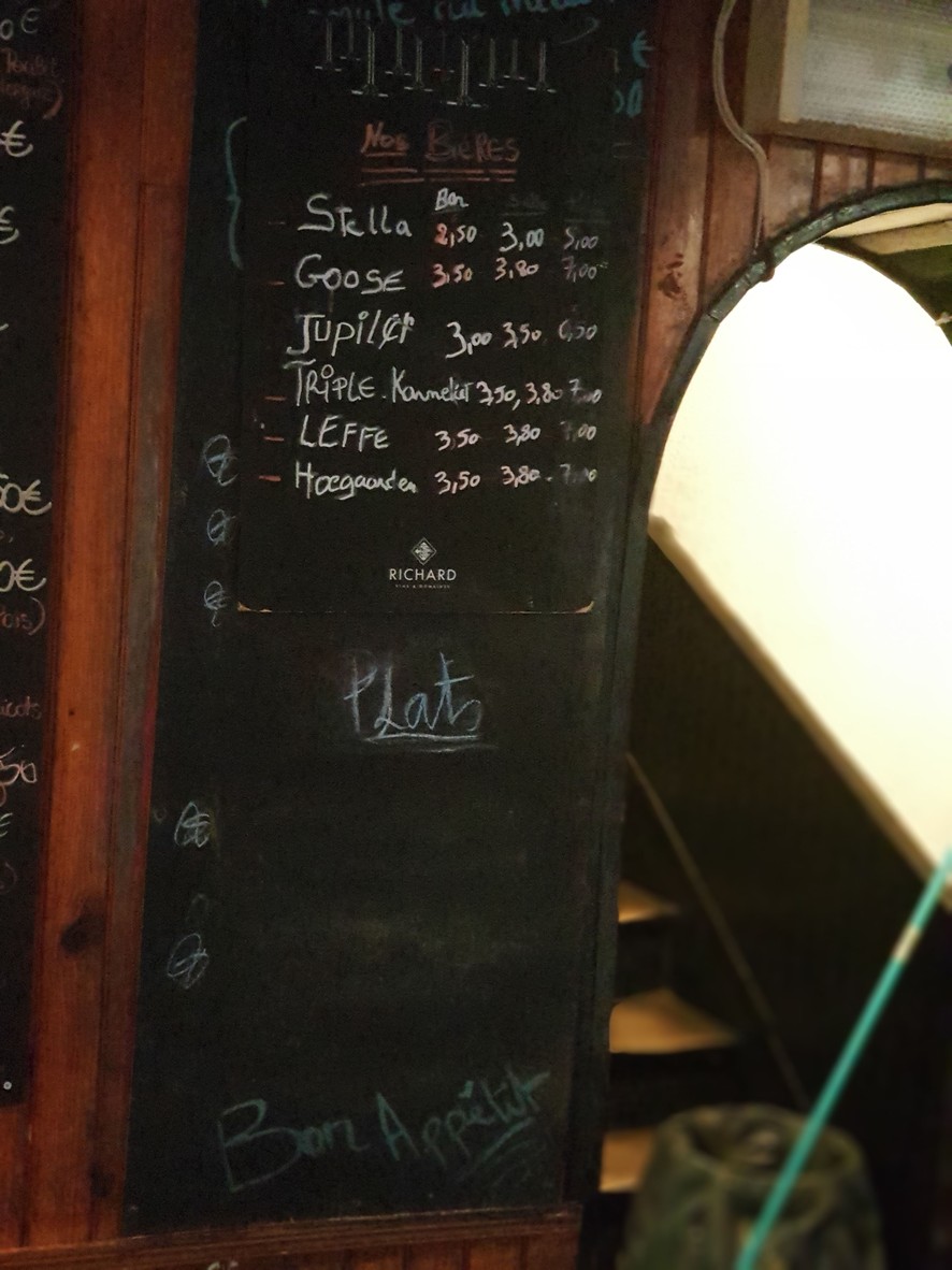 Le Dellys menu 2