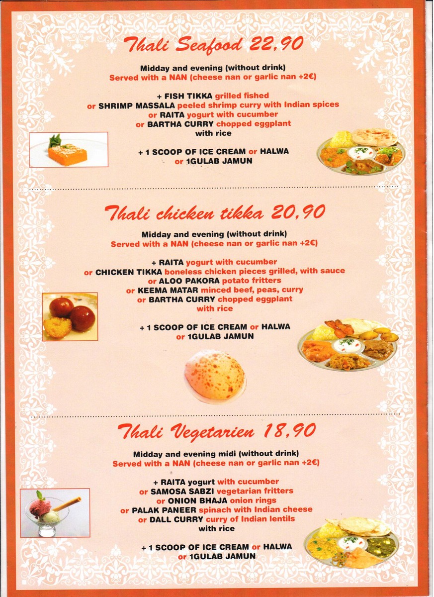 Les Délices Du Kashmir حلال menu 4