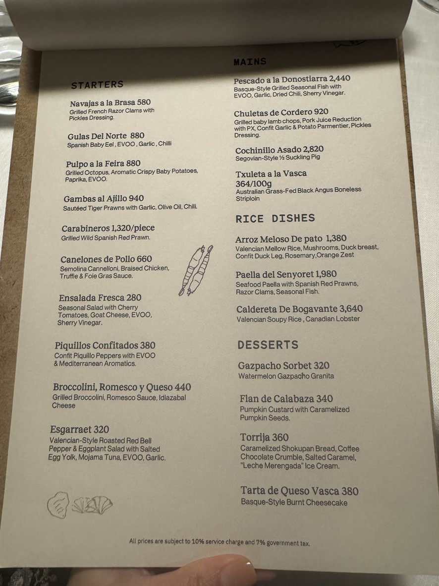 LUMA BANGKOK menu 2