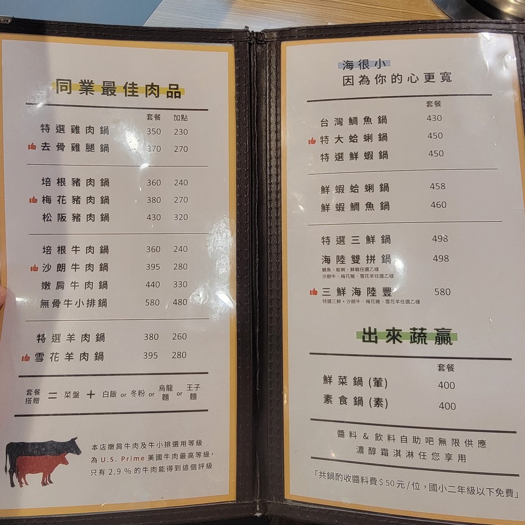 Chuān Tián Shuàn Shuàn Guō Yǒng Hé Diàn menu 2