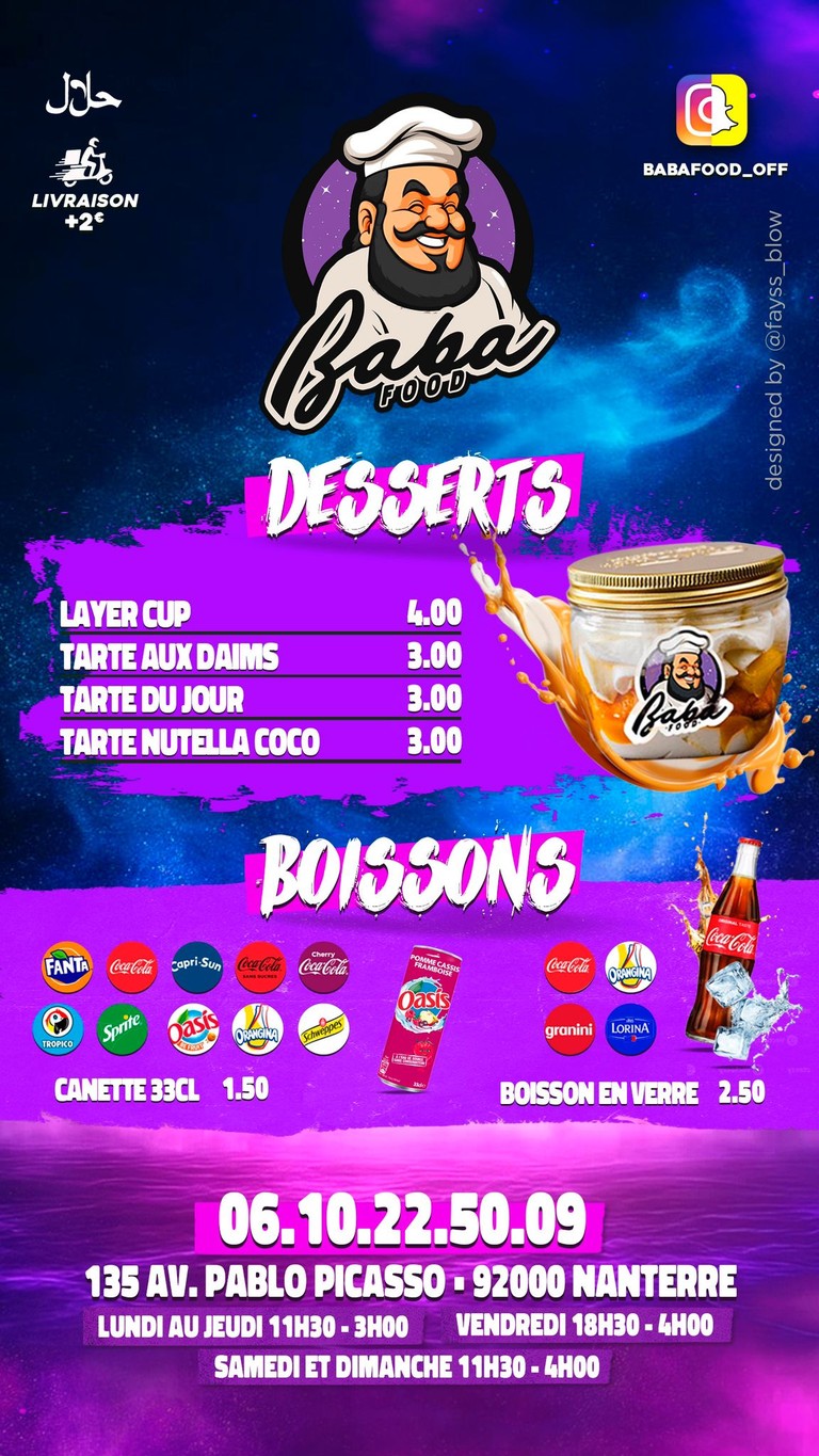 Baba Food menu 4