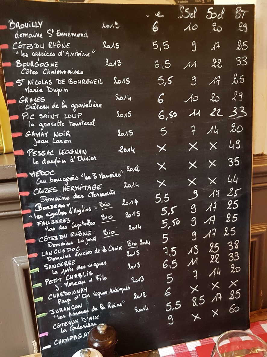 Café de la Butte menu 3