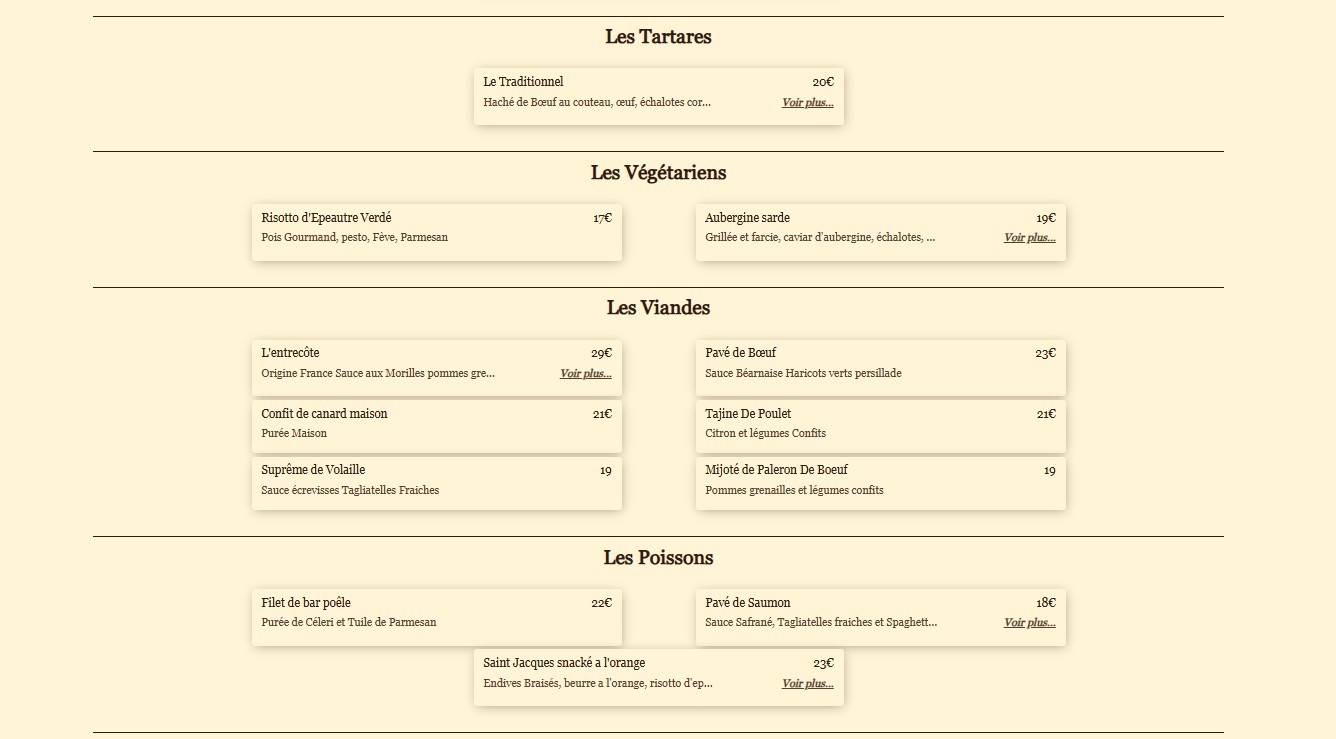 L'Atmosphère menu 2