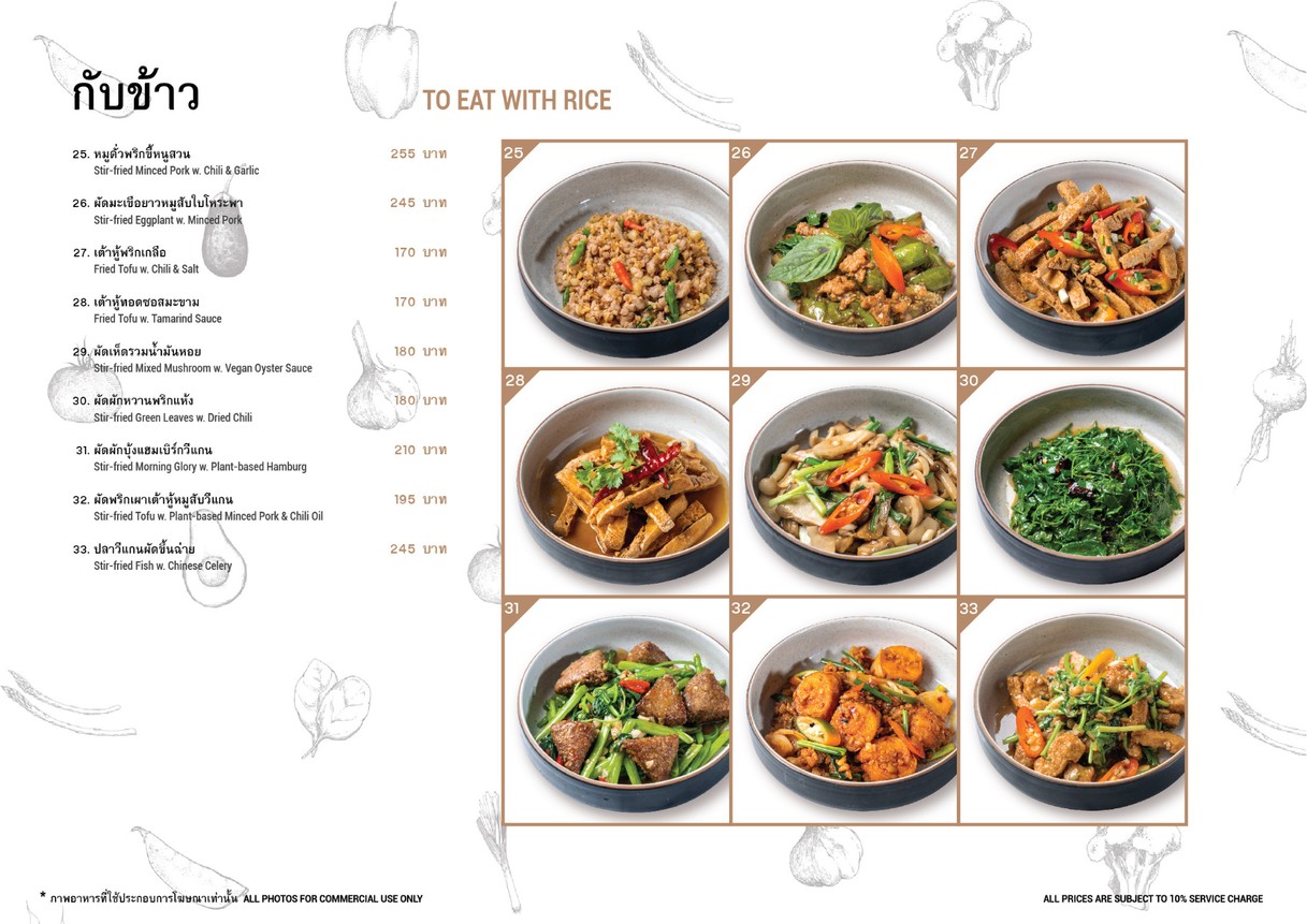 Baan Ying Plant-Based - 泰式全日素食餐厅及葡萄酒吧 menu 4