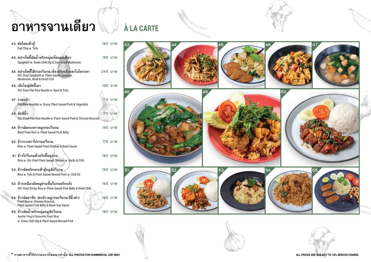 Baan Ying Plant-Based - 泰式全日素食餐厅及葡萄酒吧 menu 6
