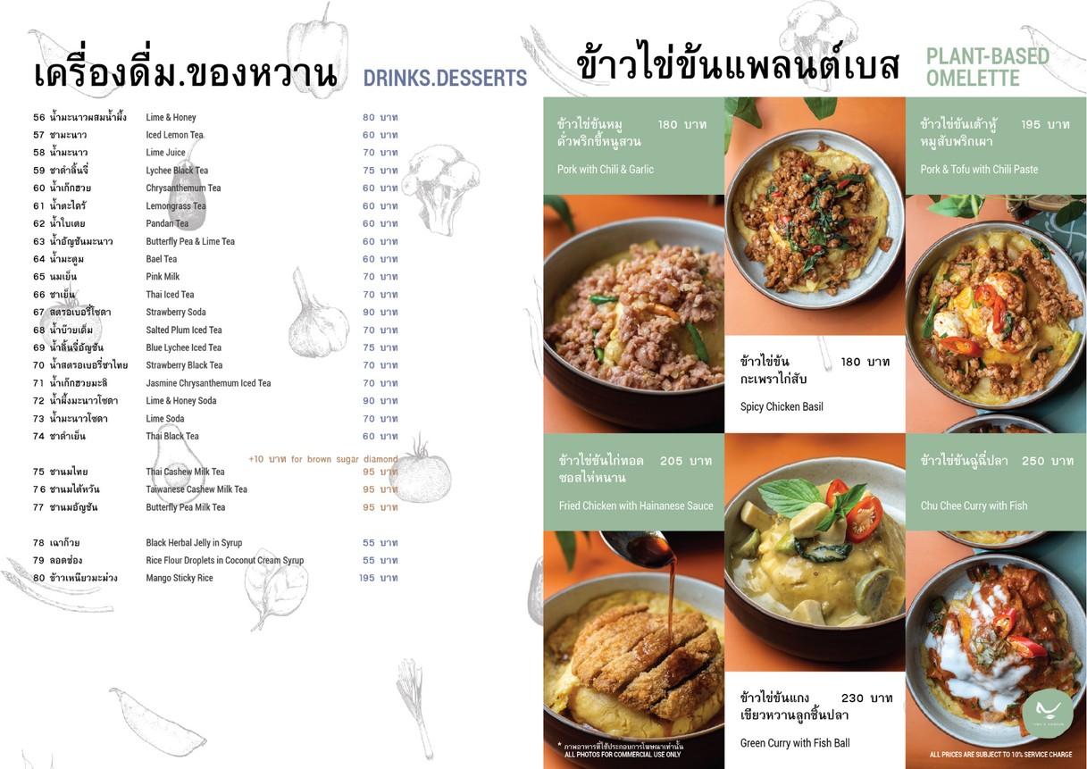Baan Ying Plant-Based - 泰式全日素食餐厅及葡萄酒吧 menu 7