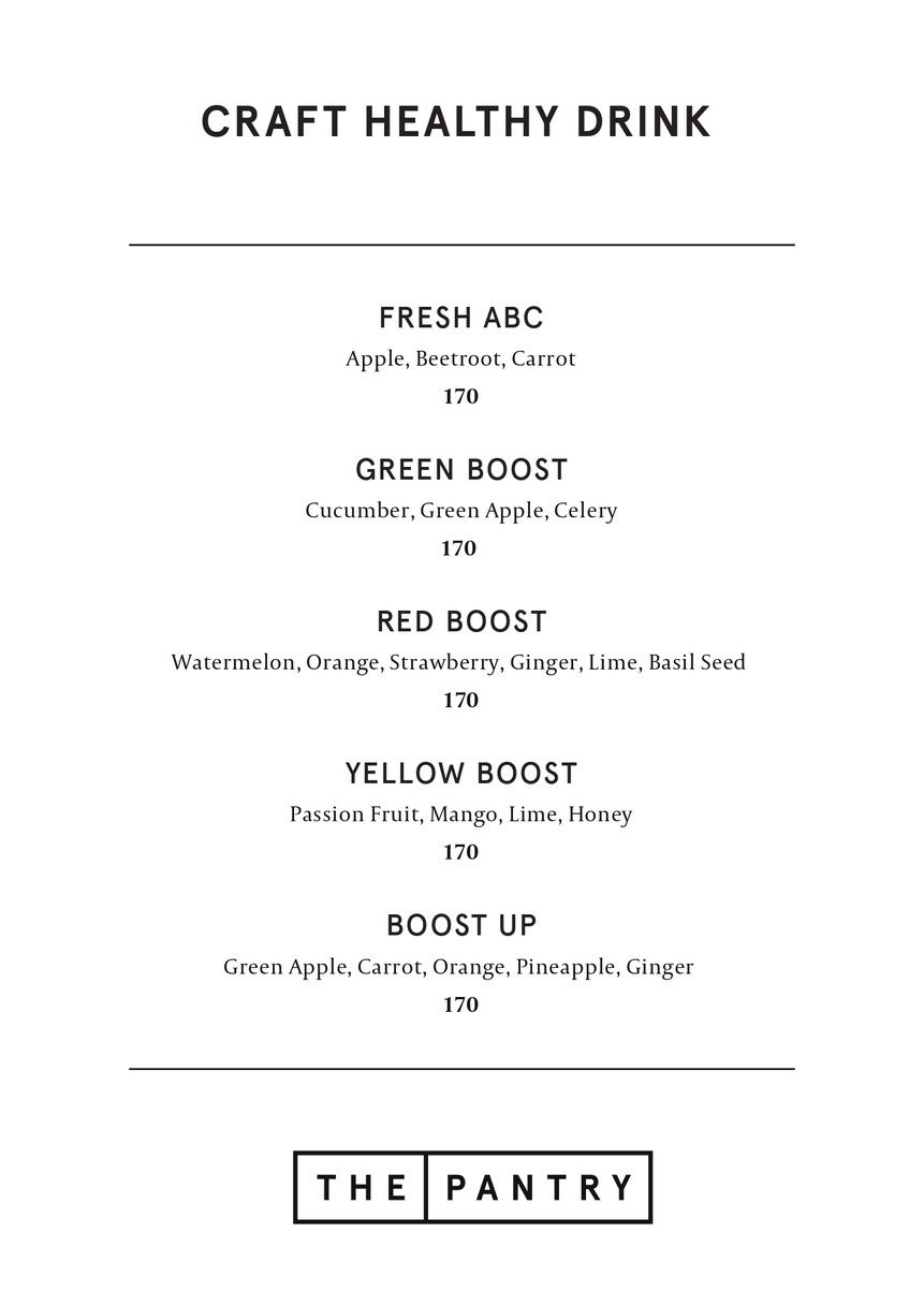 The Pantry by Avani+ Riverside Bangkok menu 4