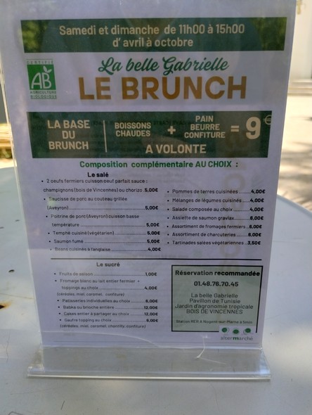 La Belle Gabrielle - cantine du jardin