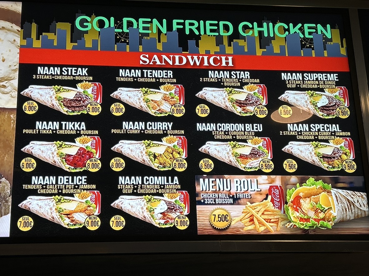 Pollo Frito Dorado menu 2