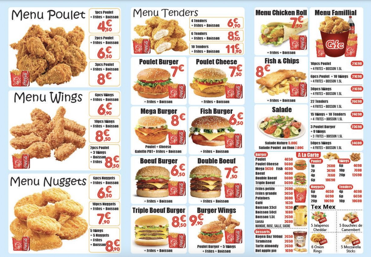 Pollo Frito Dorado menu 3