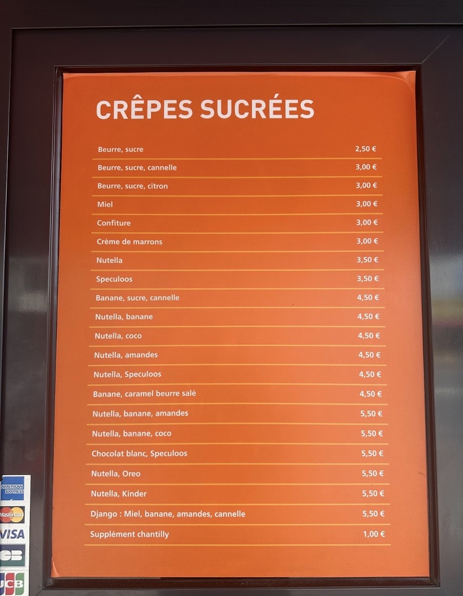 DJANGO by Mom crêpes menu 2