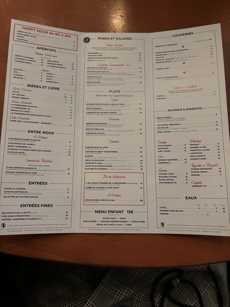Restaurante Lobo menu 1