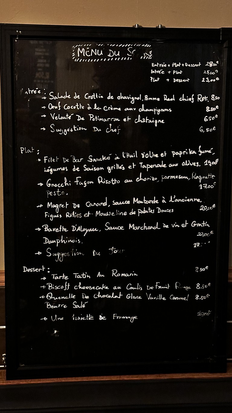 FLAVOR DU MONDE menu 1