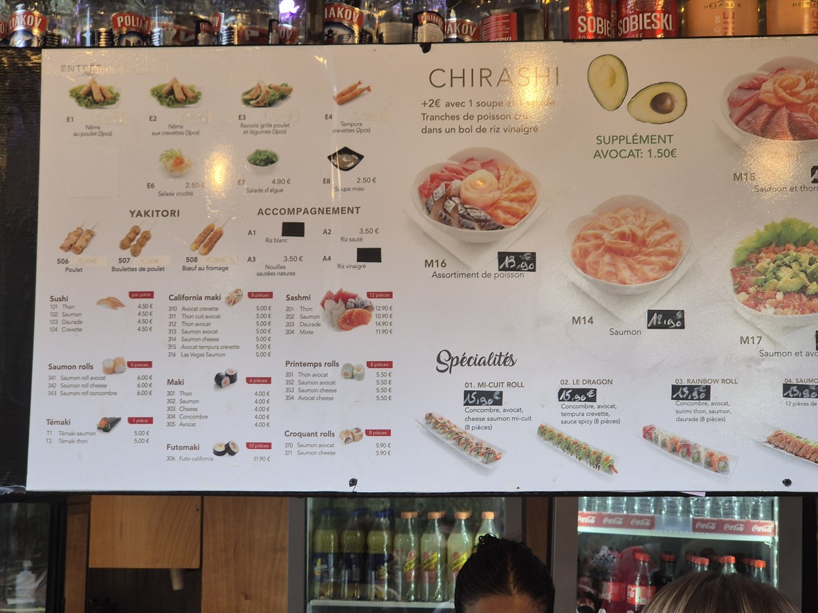 Le Patio Rooftop menu 1