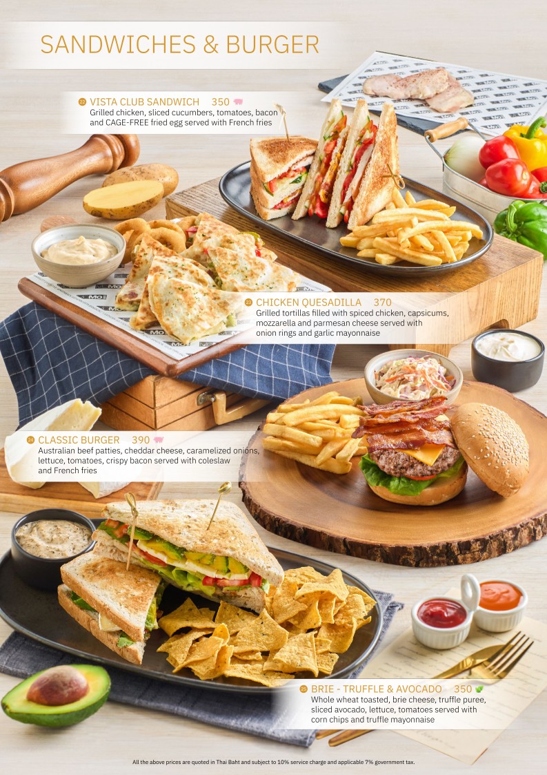 莫莫咖啡厅 曼谷万豪萨托恩维斯塔 menu 4