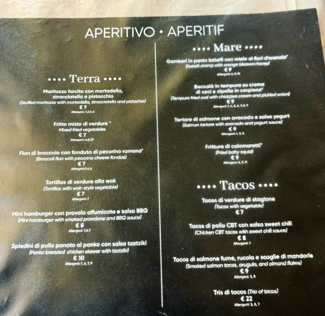 RoYaL Art Cafè menu 1