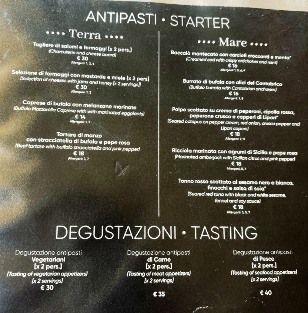RoYaL Art Cafè menu 2