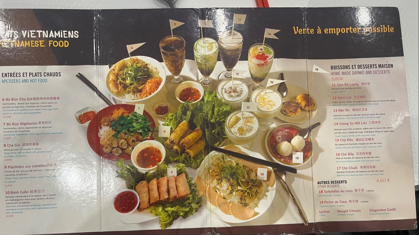 Phở Bánh Cuốn 14 menu 1