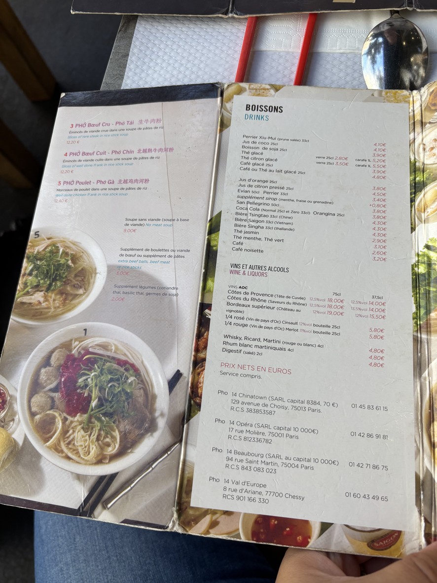 Phở Bánh Cuốn 14 menu 4