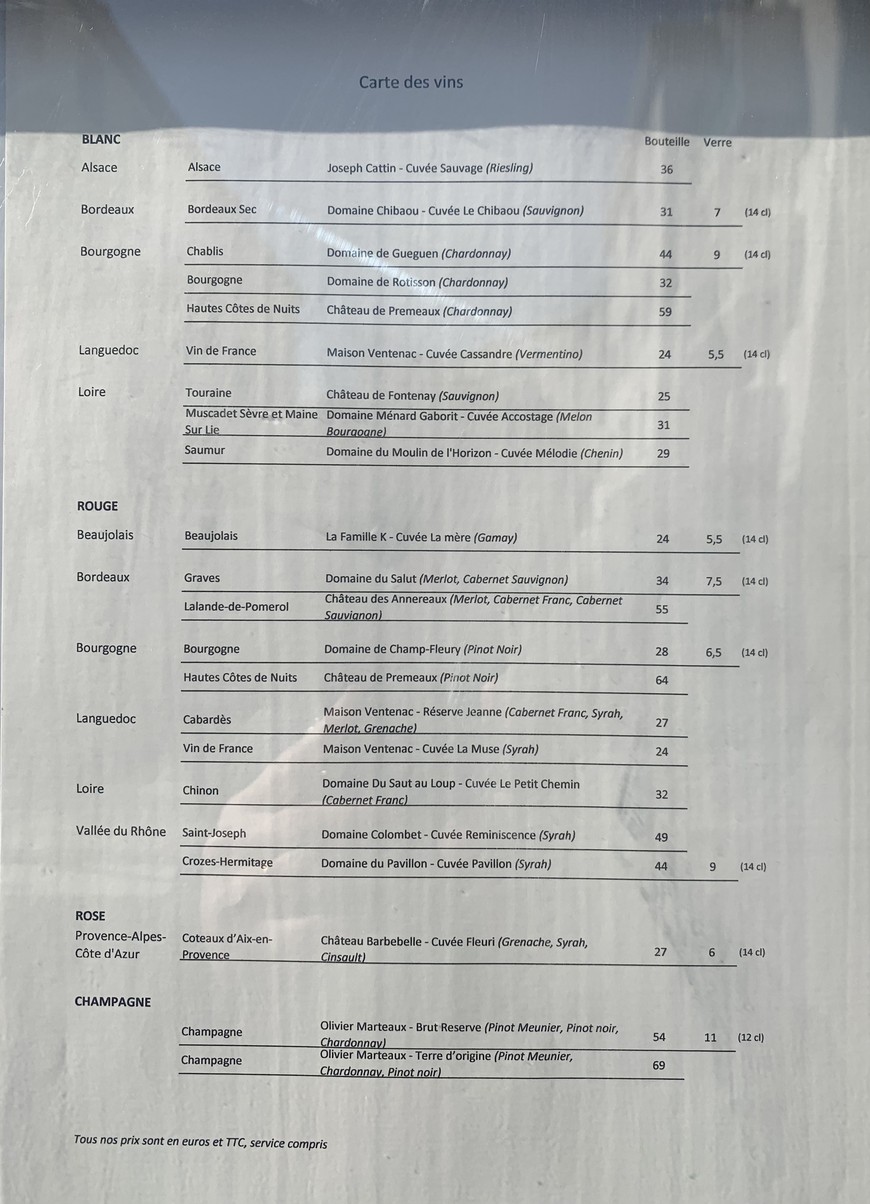 Cocottes menu 3