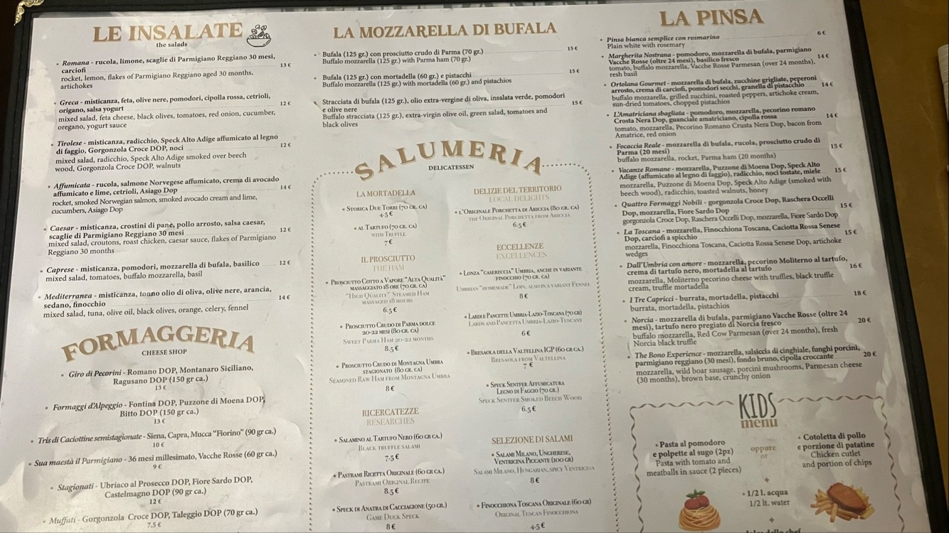 Bo.no. - Monti | Restaurant Cocktail Wine menu 2