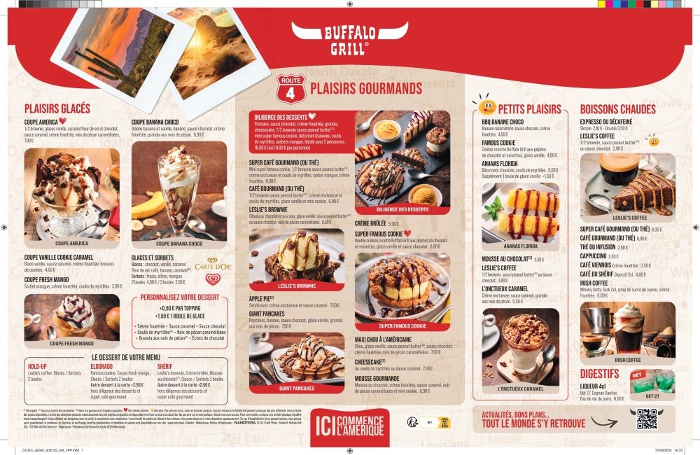 Buffalo Grill Nanterre menu 4