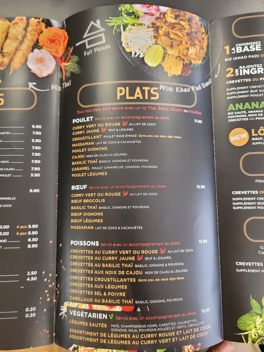 Good Thai menu 2