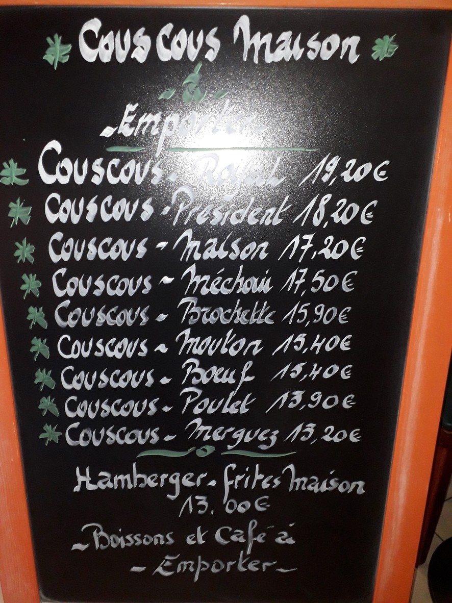 L'ALEMBERT menu 2