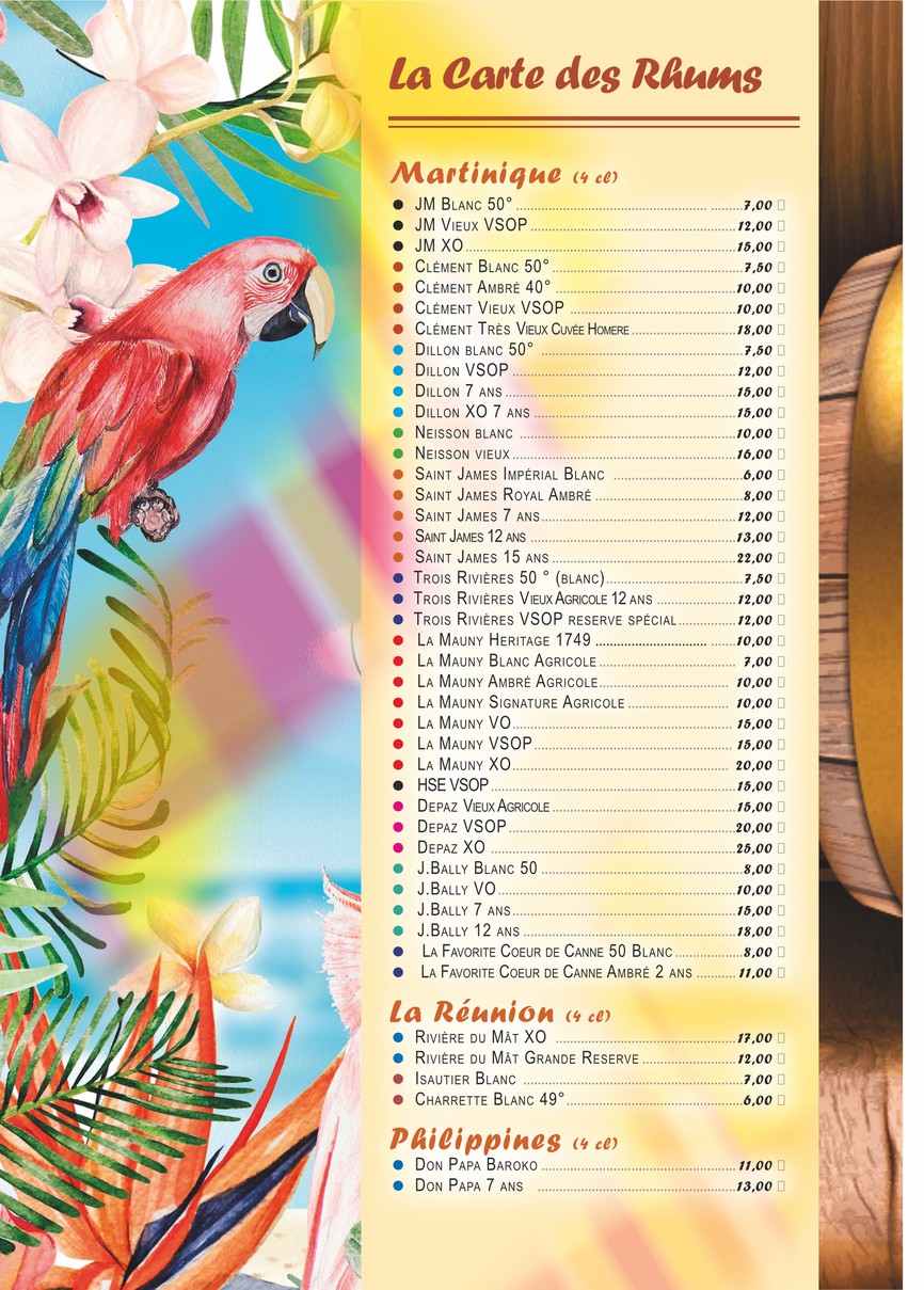 Caffé Créole menu 4