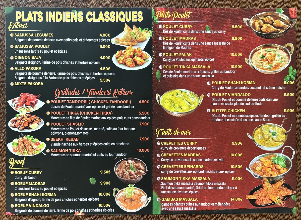 Mix Food menu 1