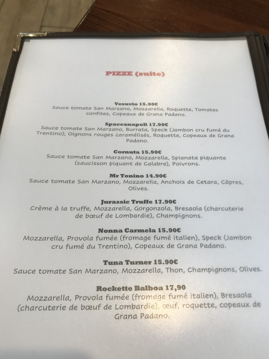 Brutti E Cattivi menu 3