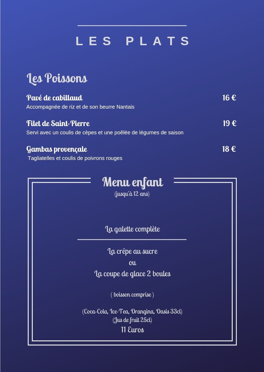 C&C's Restaurant menu 3