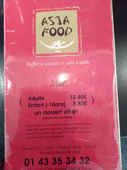 ASIA Food
