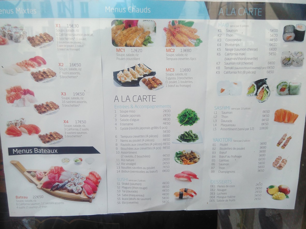 ASIA Food menu 3
