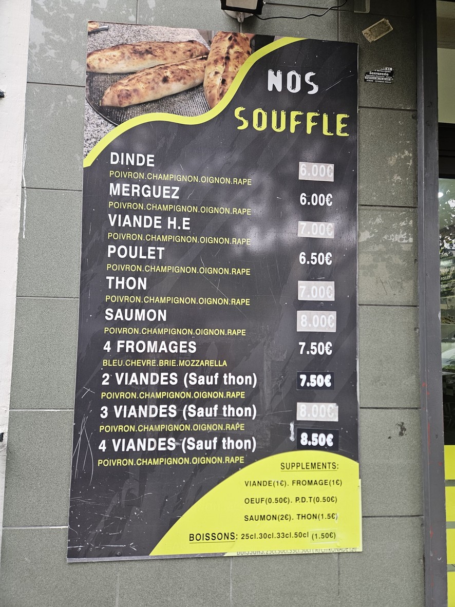 Pizza Di Napoli (Sandwich Pizza) menu 1