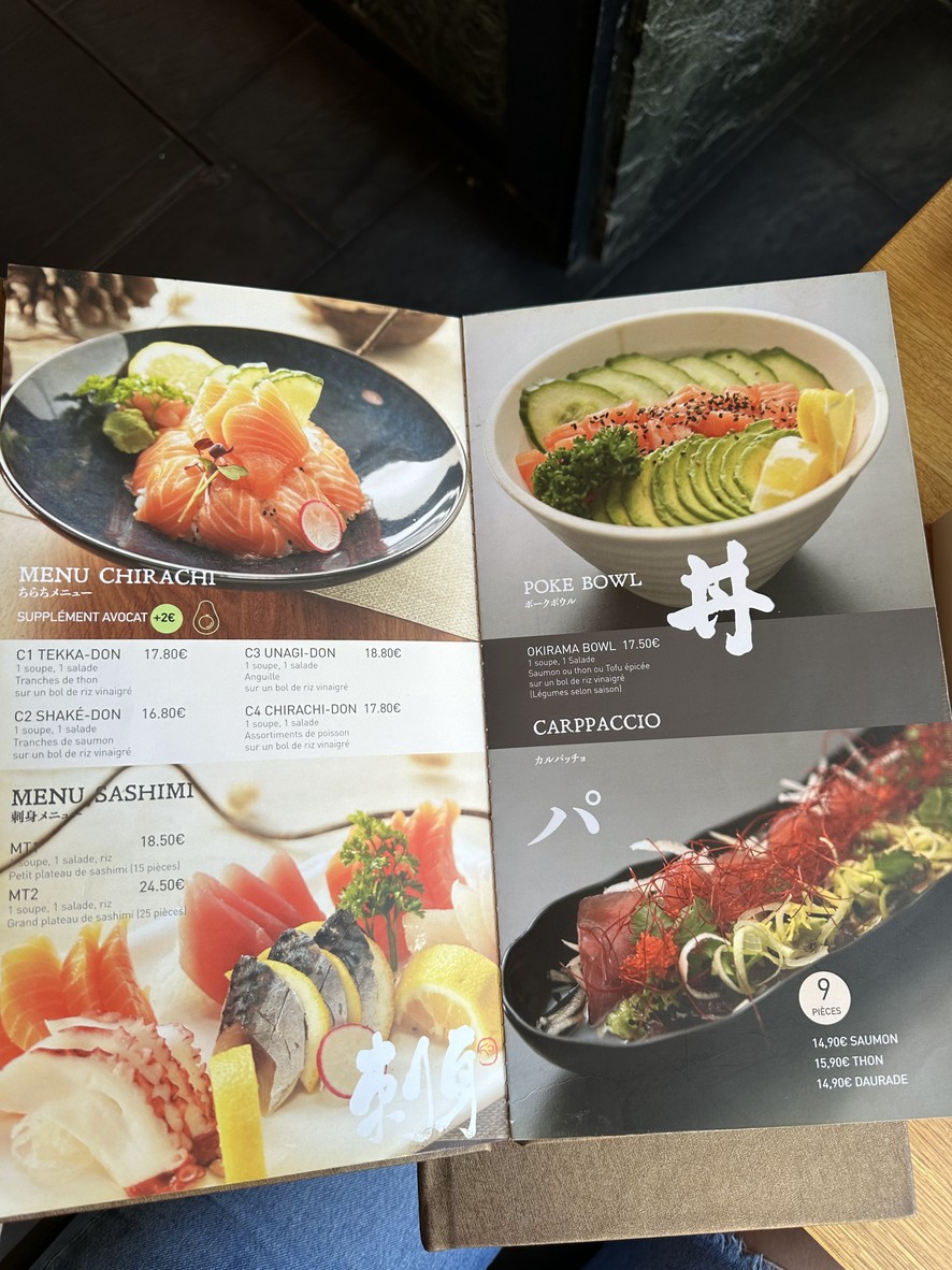 Okirama menu 2
