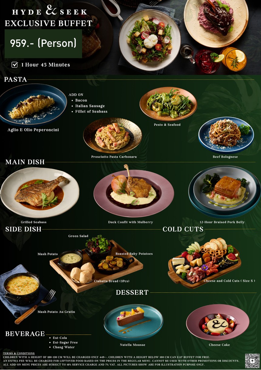 Hǎi dé ài jí zài yīgè bāngkēk menu 2