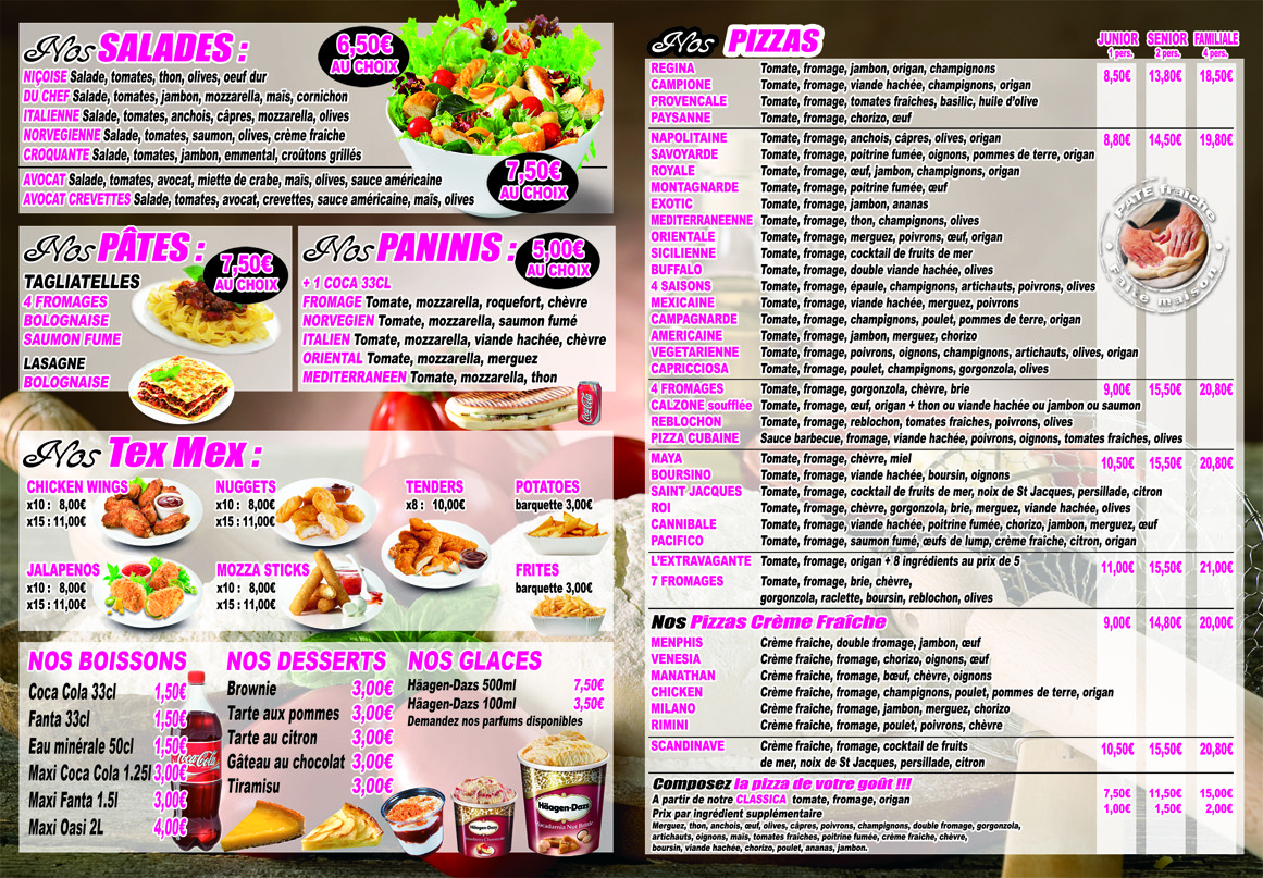 New Squadra menu 2