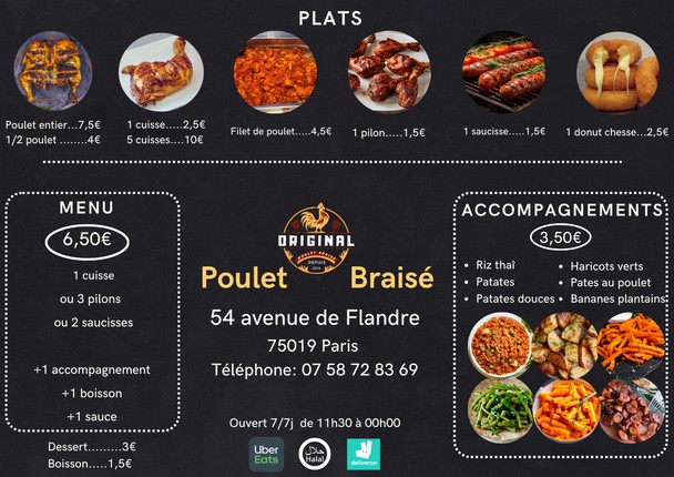 Original Poulet Braisé
