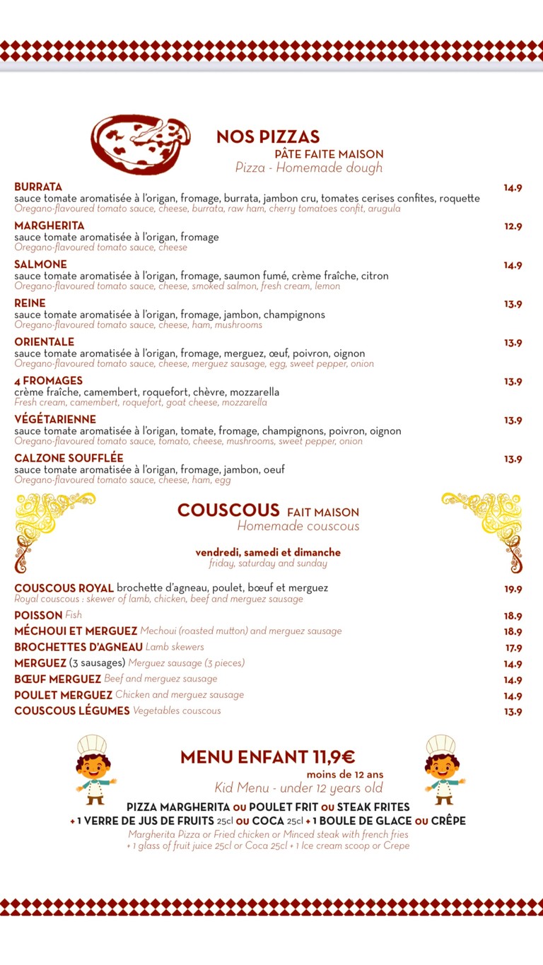 La Rotonde menu 2